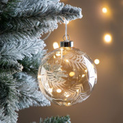 Etched Bauble with LED – Large 